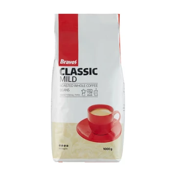 Bravos Classic Mild szemes kávé 1kg