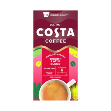 Costa Coffee The Bright Blend Espresso Nespresso kompatibilis kávékapszula (10db)