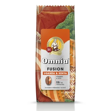 Douwe Egberts Omnia Fusion Uganda &amp; Kenya szemes kávé 900g