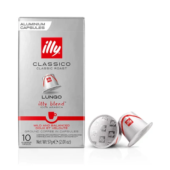 Illy Lungo Classico Nespresso kompatibilis kávékapszula (10db)